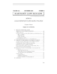 Articles Causal Inference in Civil Rights Litigation