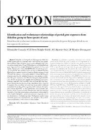 Identification and Evolutionary Relationships of Partial Gene