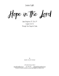 Lesson Eight