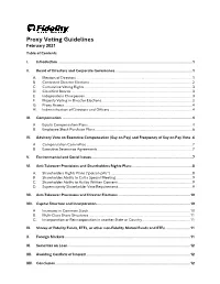 Proxy Voting Guidelines February 2021