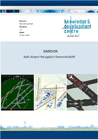 SANDOR Safe Airport Navigation Demonstrator