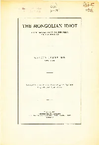 The Mongolian Idiot