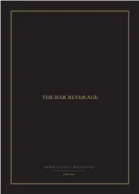 Beverage Menu
