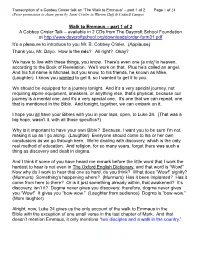 CC on Luke 24 WALK to EMMAUS 1 of 2