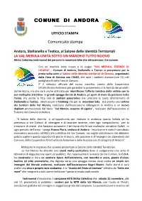 Comune Di Andora Comune Di Andora