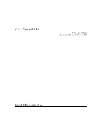 Gnu Coreutils Core GNU Utilities for Version 5.93, 2 November 2005