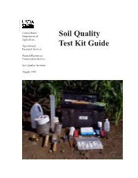Soil Quality Test Kit Guide Is a Dynamic Document