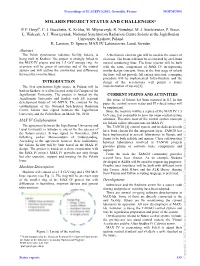 Solaris Project Status and Challenges* P