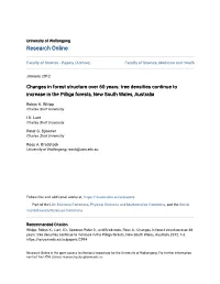 Changes in Forest Structure Over 60 Years: Tree Densities Continue to Increase in the Pilliga Forests, New South Wales, Australia
