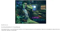 COMSEC Beyond Encryption