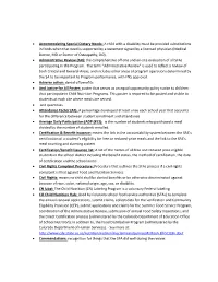 Key Terms and Definitions