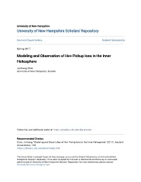 Modeling and Observation of He+ Pickup Ions in the Inner Heliosphere