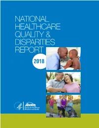 2018 National Healthcare Quality and Disparities Report