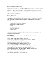 4.205 Final Project Building List