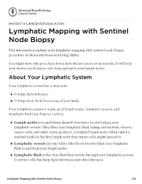 Lymphatic Mapping with Sentinel Node Biopsy