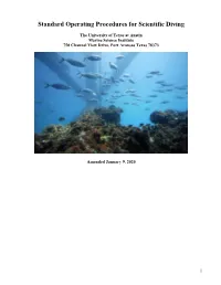 Standard Operating Procedures for Scientific Diving
