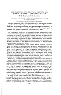 C..O... H-N and C.0O... H-0 Type Are, According to Klotz and Co-Workers,1 Thermodynamically Unstable If Not Protected from Water