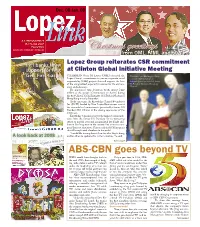 Lopez Group Reiterates CSR Commitment At