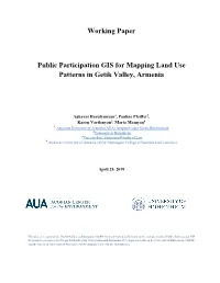 Working Paper Public Participation GIS for Mapping Land Use Patterns