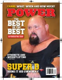 Donnie Thompson Has Become the First and Only Man to Total 3,000 Lbs