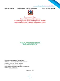 Kisankalagi Unnat Biu-Bijan Karyakram (KUBK) Improved Seeds for Farmers Programme (ISFP)