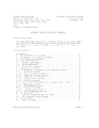Network Working Group Internet Architecture Board Request for Comments: 1720 J