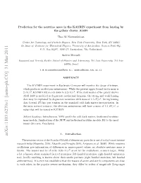 Prediction for the Neutrino Mass in the KATRIN Experiment from Lensing by the Galaxy Cluster A1689