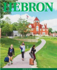 Report of Giving HEBRON Fall 2020