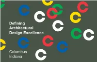 Defining Architectural Design Excellence Columbus Indiana