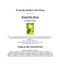From the Earth to the Moon Round the Moon TABLE of CONTENTS