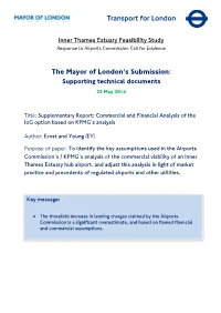 Supplementary Report: Commercial and Financial Analysis of the Iog Option Based on KPMG’S Analysis