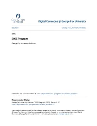 2005 Program