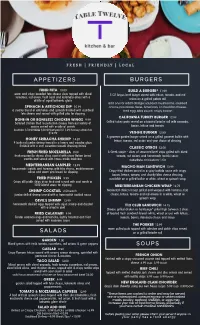 Check out Our Menu