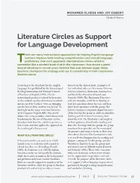 Literature Circles As Support for Language Development