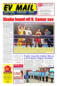 Shabu Found Off N. Samar