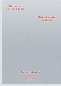 Designing Learning Tools Methodological Insights