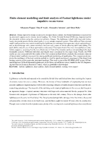 Finite Element Modelling and Limit Analysis of Fastnet Lighthouse Under Impulsive Ocean Waves