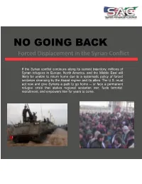 Forced Displacement in the Syrian Conflict