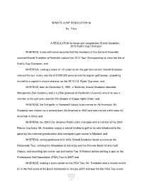 SENATE JOINT RESOLUTION 36 By