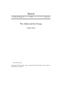 The Alpha and the Omega