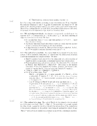 10. the Radical Let a Be a Ring (With Identity According to Our Convention
