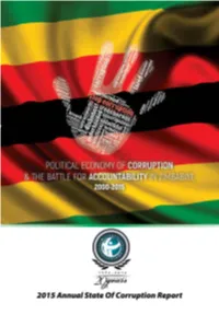 Corruption and the Battle for Accountability in Zimbabwe 2000-2015