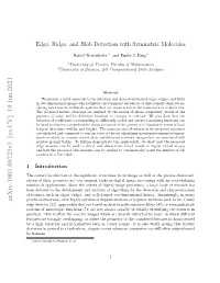 Edge, Ridge, and Blob Detection with Symmetric Molecules