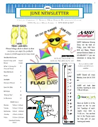 June Newsletter 2019