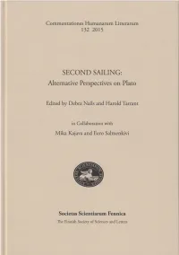 SECOND SAILING: Alternative Perspectives on Plato