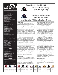 2008 Football Game Notes.Indd