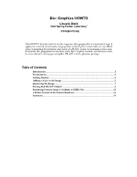 Bio::Graphics HOWTO Lincoln Stein Cold Spring Harbor Laboratory1 Lstein@Cshl.Org