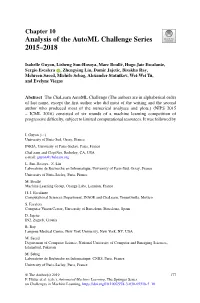Chapter 10: Analysis of the Automl Challenge Series 2015-2018