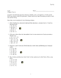 Chapter 6 Test a Except for the Truth Table Questions