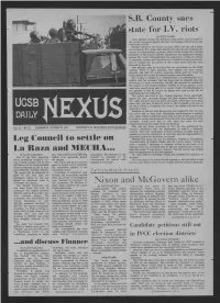 Leg Council to Settle on La Raza and MECHA